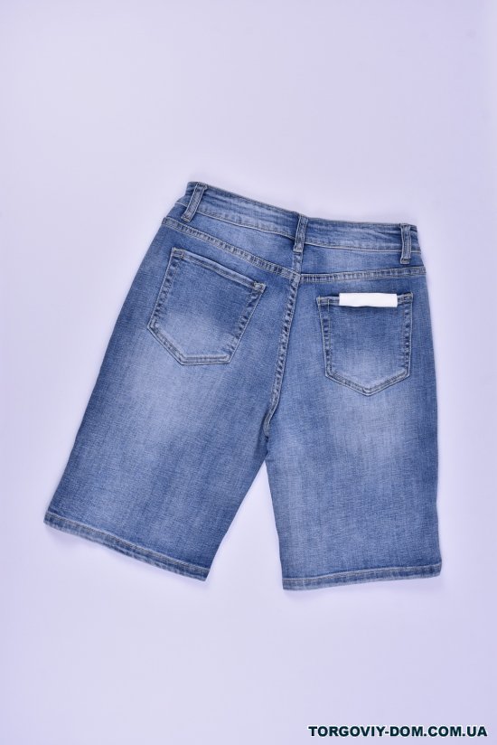 Шорты женские джинсовые стрейчевые "Saint Wish" Размеры в наличии : 32, 33, 34 арт.B3055-2