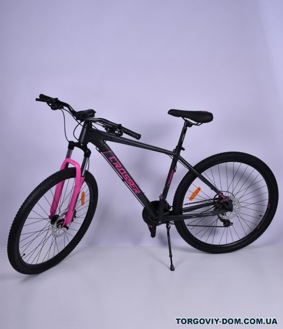 Горный велосипед колесо 29 дюймов (цв.зеленый) рама 19" CROSSER (SHIMANO) арт.075-C19