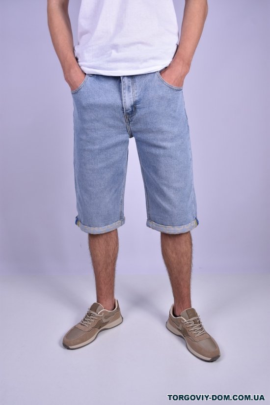 Шорты мужские джинсовые стрейчевые "R.KROOS" Размеры в наличии : 32, 33, 34, 36, 38 арт.RK1152