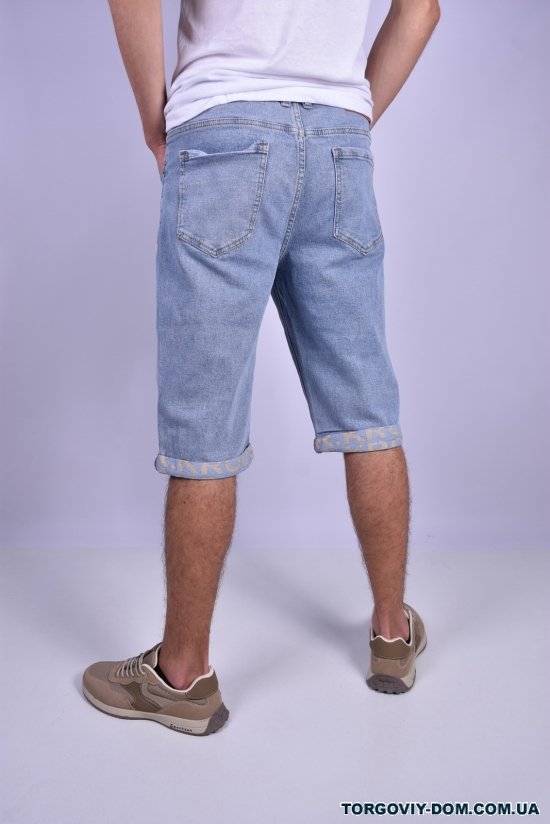Шорты мужские джинсовые стрейчевые "R.KROOS" Размеры в наличии : 32, 34, 36, 38 арт.RK1152