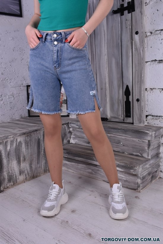 Шорти джинсові жіночі "NewJeans" Розмір в наявності : 27 арт.DX3029