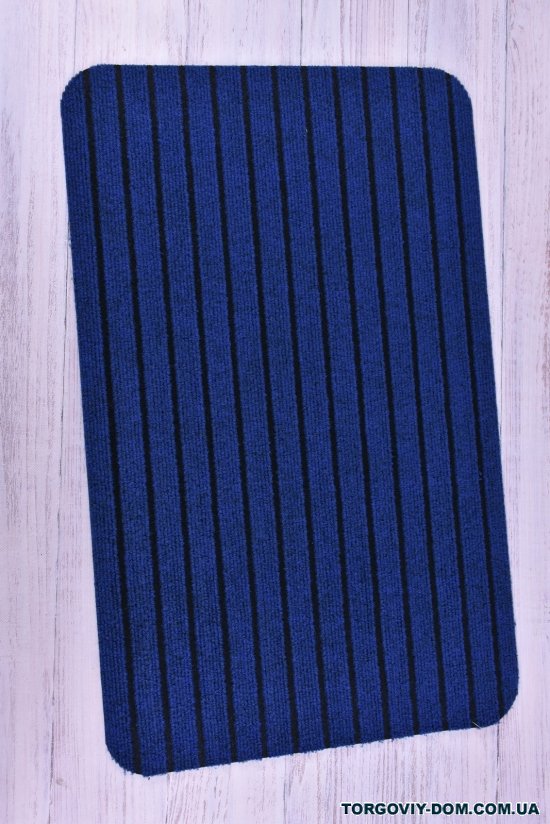 Килимок на гумовій (колірний синій) основі розмір 50/80 см. арт.LB-2022-005