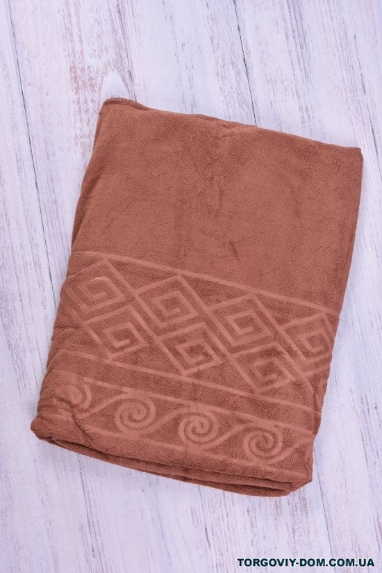 Полотенце для сауны (цв.коричневый) ткань микрофибра размер 90/150см. вес 330гр."KOLOCO" арт.60-345