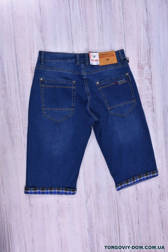 Шорты мужские джинсовые стрейчевые"GGRACES" Размеры в наличии : 31, 33, 34 арт.D8078