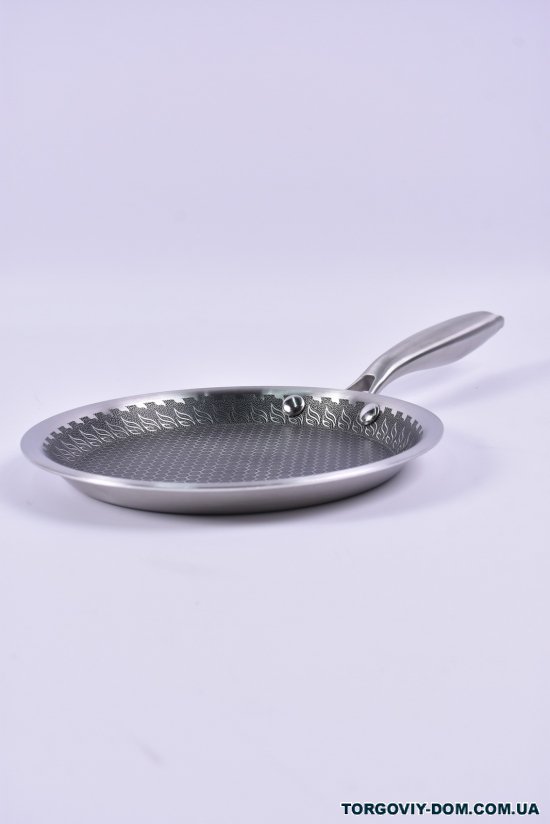 Млинна сковорода з нержавіючої сталі з антипригарним покриттям (діаметр 20см) арт.BN-592