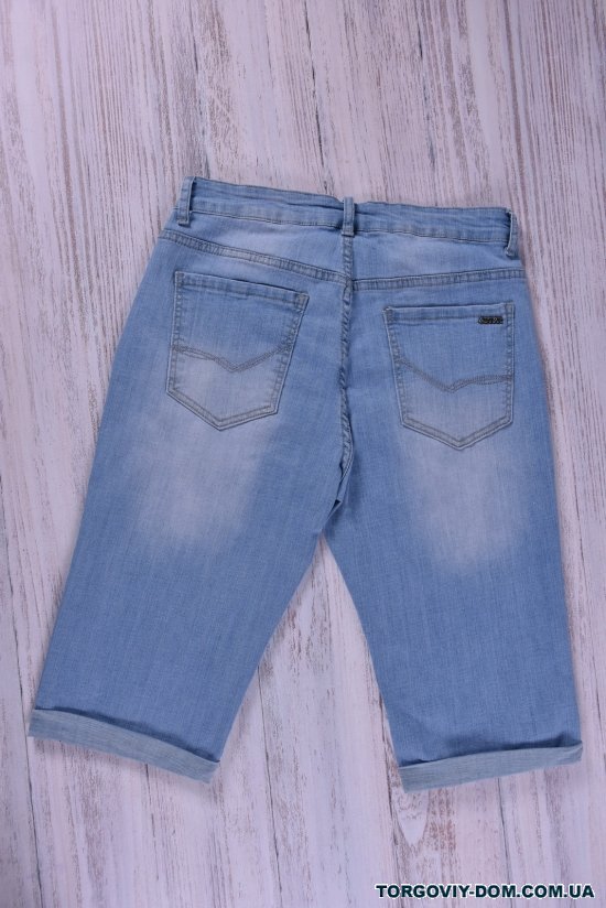 Бриджы джинсовые с стрейчем женские Размеры в наличии : 32, 38, 40, 42 арт.MF-2359
