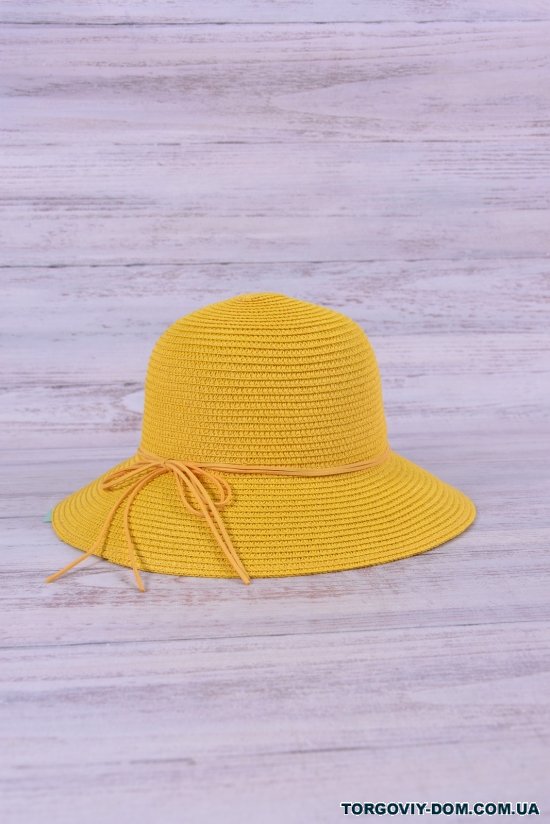 Шляпа женская (цв.желтый) "HOROSO" арт.XM519