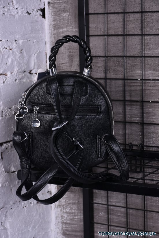 Жіночий рюкзак (кол. чорний) "Alex Mia" розмір 19/19/9 см. арт.CD-8761