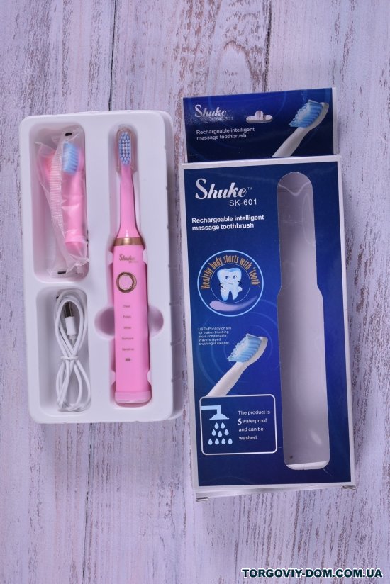 Щітка зубна електрична (кол. рожевий) арт.SK-601