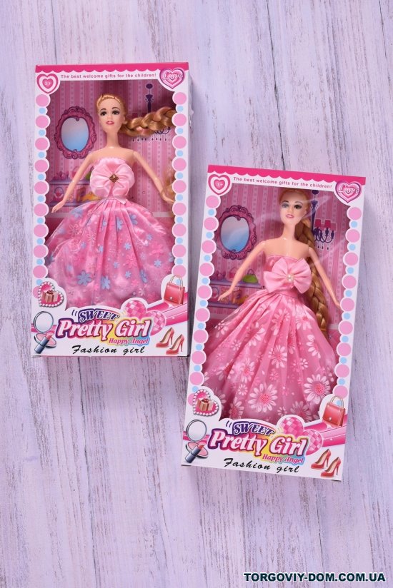 Кукла "типа Барби" в нарядном платье в коробке 32,5/17/4,5см арт.YE-77