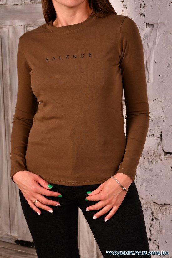 Жіноча футболка довгий рукав розміри 42-44 "MIKA" арт.1001