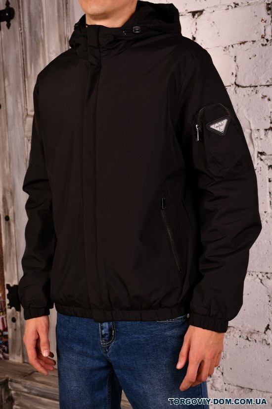 Куртка мужская (цв.черный) демисезонная"ATE" Размеры в наличии : 46, 48, 50, 52, 54 арт.A-985