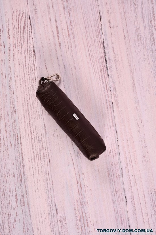 Ключниця чоловіча шкіряна (color.brown) розмір 14/5 см. "ALFA RICCO" арт.AR00575C