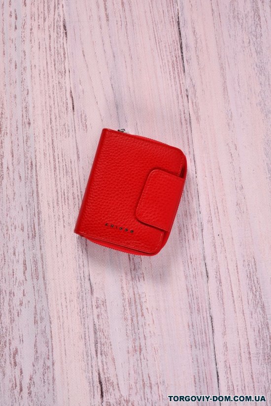 Гаманець жіночий шкіряний (color.red) розмір 11/9 см. "Alfa Ricco" арт.AR6123AFY