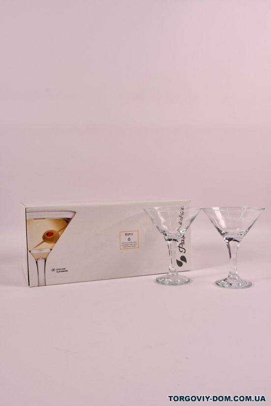 Набор бокалов (6шт) Bistro для мартини 190мл Pasabahse арт.44410