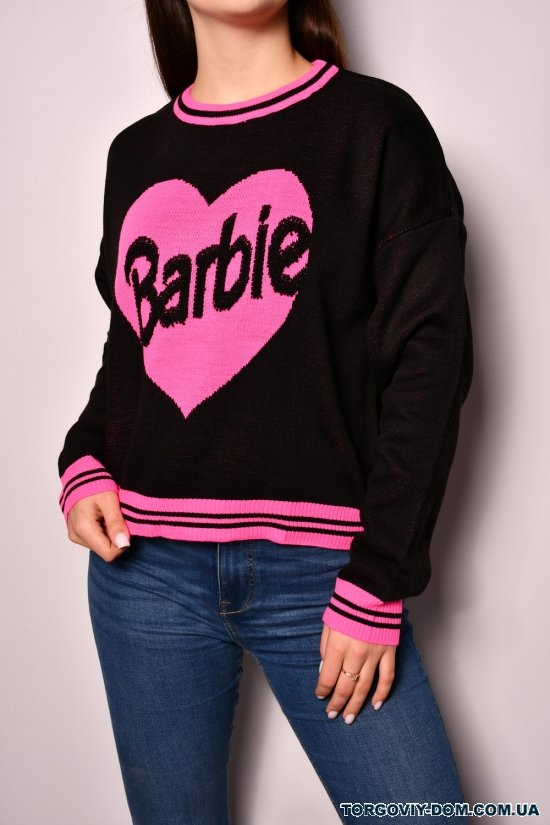 Жіночий светр в'язаний (кол. чорний) "Karon" розмір 44-46 арт.10642