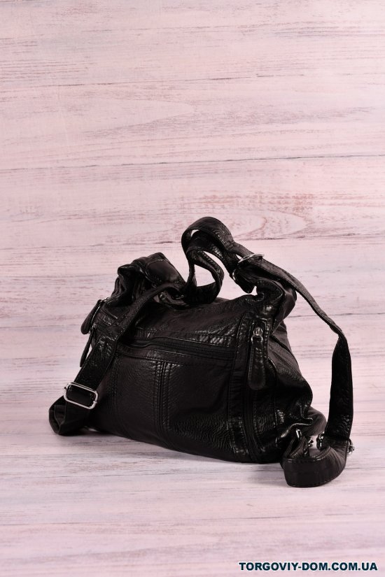 Сумка-рюкзак жіноча (кол. чорний) розмір 25/29/11см. арт.S1676