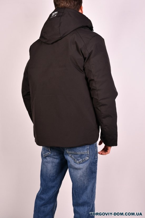 Куртка мужская зимняя цв.черный (наполнитель 100% полиэстер) "REMAIN" Размеры в наличии : 44, 46, 48, 52 арт.3080