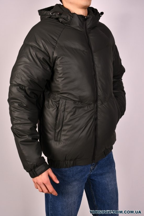Куртка мужская (цв.т.зелёный) зимняя с плащевки "NANA" Размеры в наличии : 46, 50, 52 арт.K7134