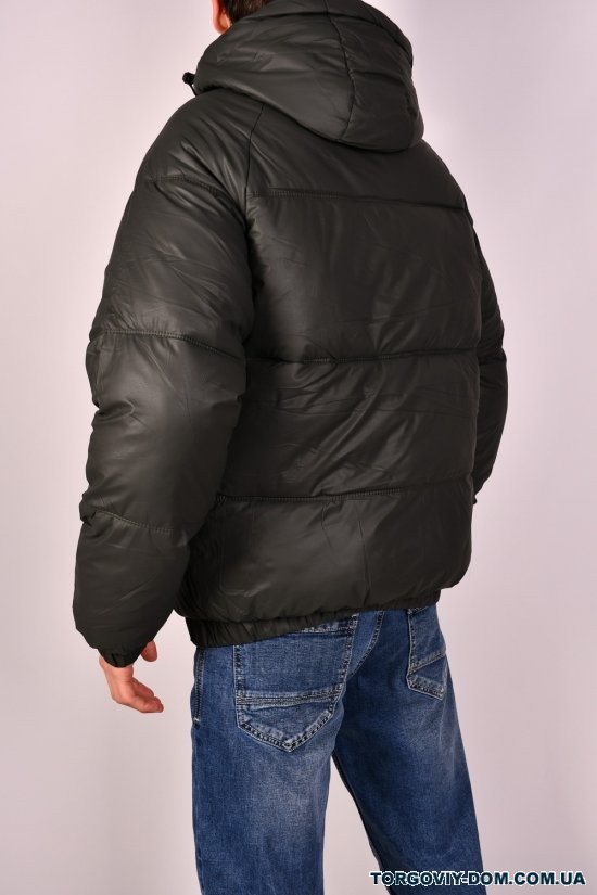 Куртка мужская (цв.т.зелёный) зимняя с плащевки "NANA" Размеры в наличии : 46, 50, 52 арт.K7134