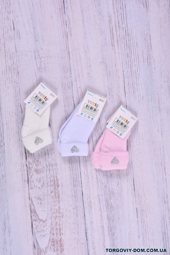 Шкарпетки для дівчинки махрові (вік 3-4л) арт.387619