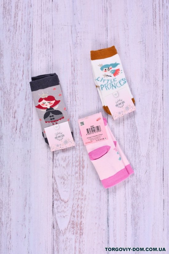 Шкарпетки махрові для дівчинки (0) KBS розмір 12-14 арт.3-20274