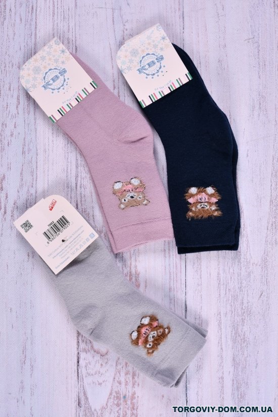 Шкарпетки для дівчинки махрові (5-6) "KBS" розмір 24-26 арт.3-20276