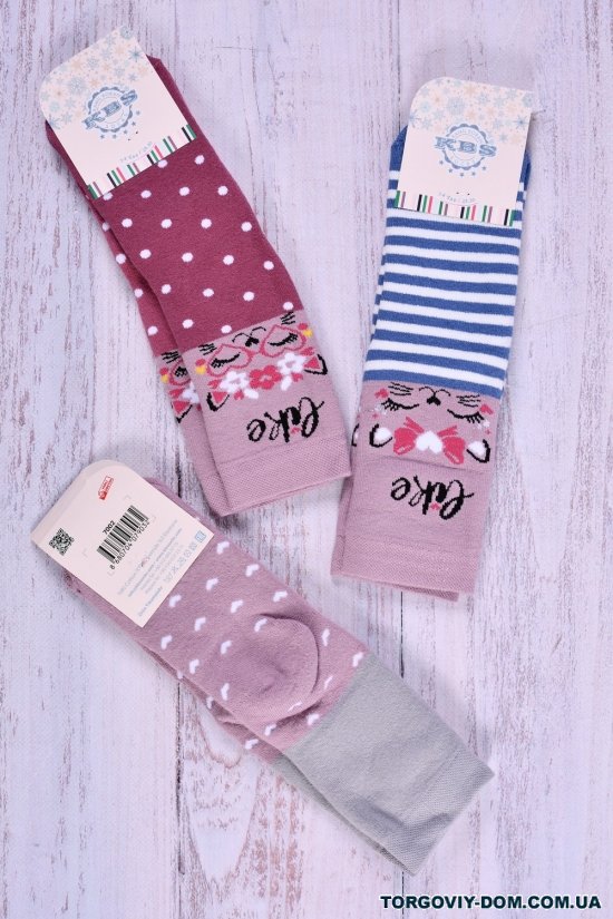 Шкарпетки для дівчинки (7-8) KBS розмір 28-30 махрові арт.3-20279