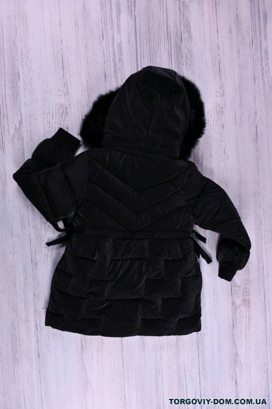 Куртка для дівчинки (кол. чорний) зимова болонева Зріст в наявності : 104, 122, 140, 152 арт.2186