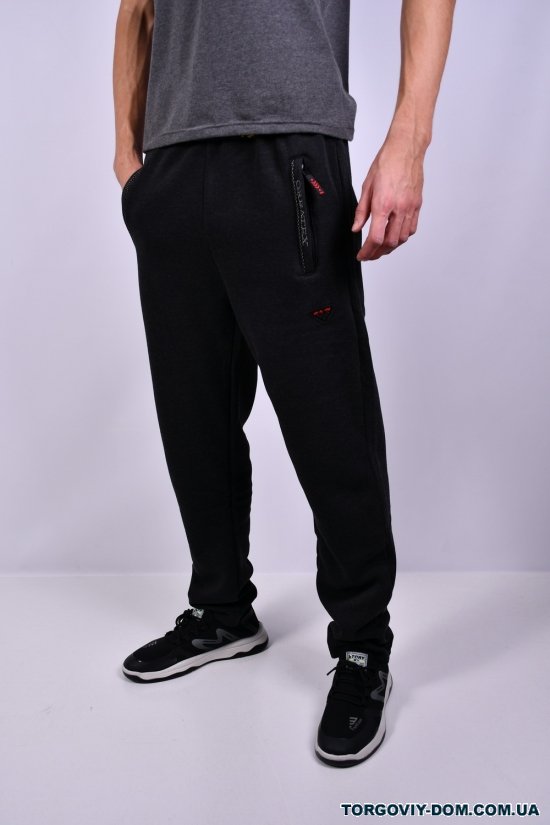 Чоловічі штани (кол. графітовий) на флісі "Black Cyclone" Розміри в наявності : 46, 48 арт.WK-2070H