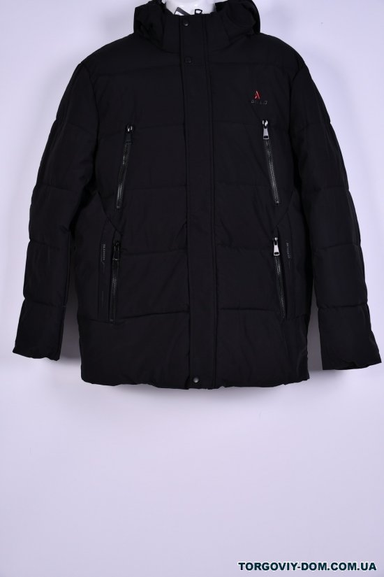 Куртка чоловіча зимова (кол. чорний) з плащової тканини "PANDA" Розмір в наявності : 54 арт.C9365