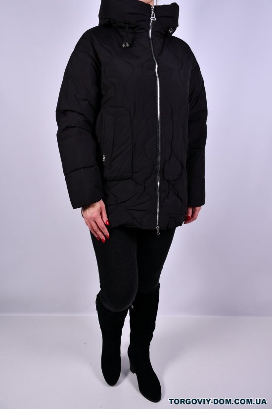 Куртка женская из плащевки зимняя (color V001) Размеры в наличии : 46, 48, 50 арт.HM1150