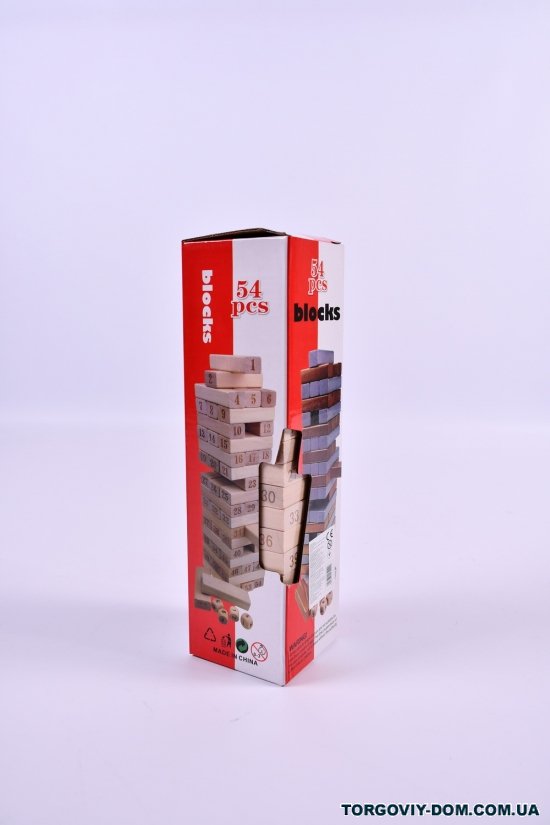 Деревянная игрушка Джанга 5 блока в коробке 29см арт.WD13029