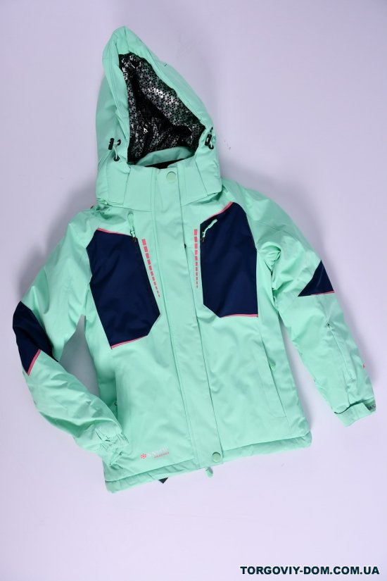 Куртка для дівчинки (col.60) з водовідштовхувальної тканини з дихаючою мембраною Зріст в наявності : 140 арт.GS22023