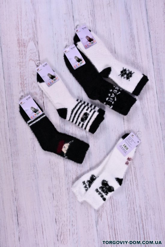 Шкарпетки для дівчинки "Шугуан" розміри 30-35 (60% вовна норки 30% бавовна 10% лайкра) арт.CJ5602