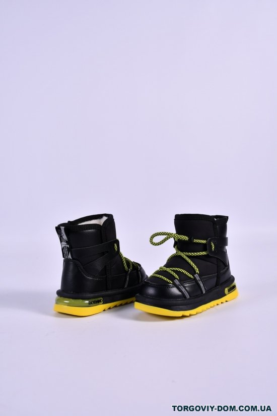 Зимові черевики на хутрі для хлопчика "W.niko" Розміри в наявності : 29, 31, 32 арт.JD456-7