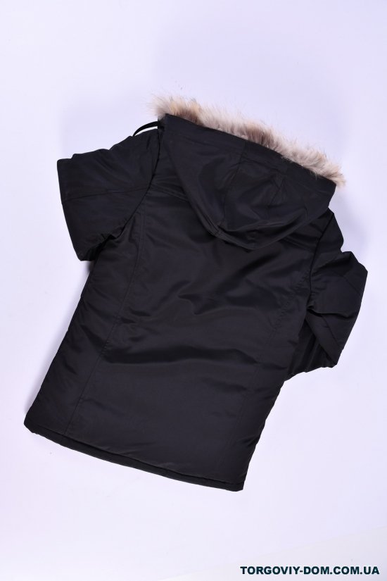 Куртка для мальчика (цв.черный) зимняя (100% POLYESTER) Рост в наличии : 140, 146, 152, 158, 164 арт.2306