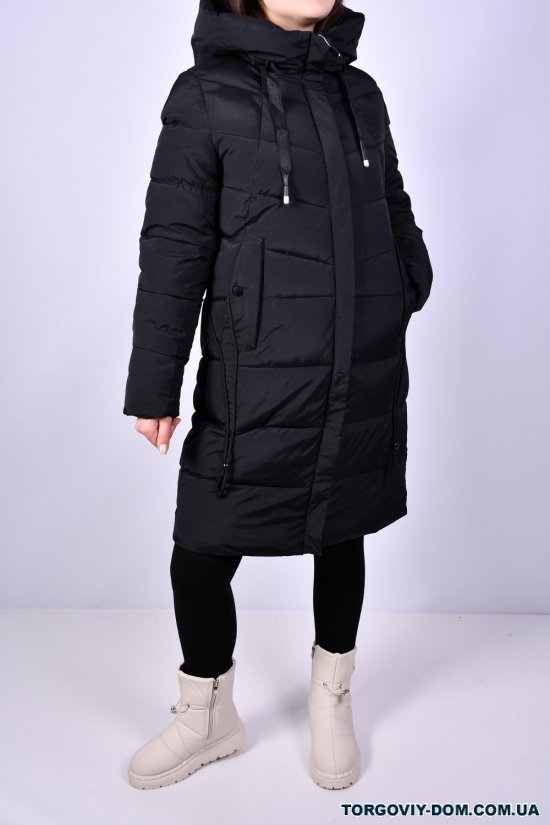 Пальто женское (цв.черный) зимние болоньевое Размеры в наличии : 44, 46, 48, 50 арт.2272