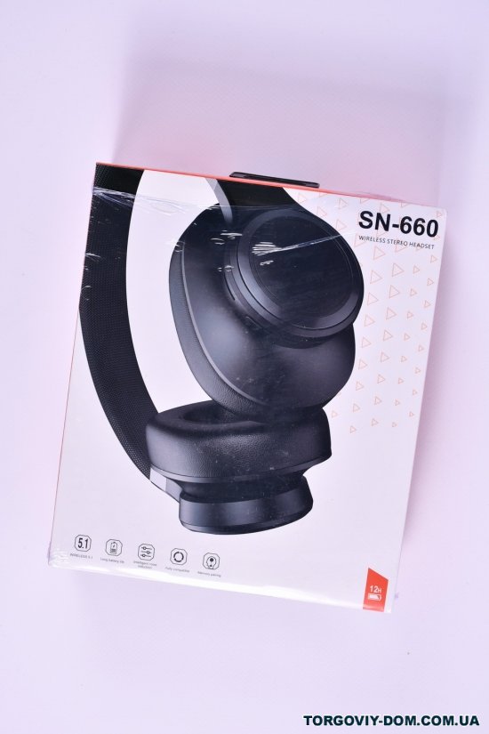 Навушники на акумуляторі з USB/BLUETOOTH арт.SN-660
