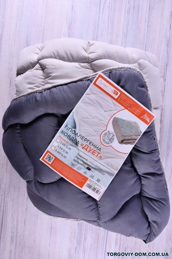 Одеяло "Дует премиум люкс" размер 175/210 см (наполнитель силикон, ткань микрофибра) арт.3010133