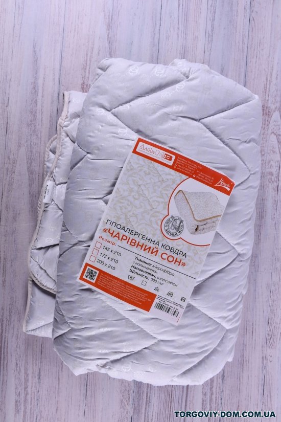 Одеяло "Волшебный сон" размер 175/210 см (наполнитель шерстепон, ткань микрофибра) арт.40190062