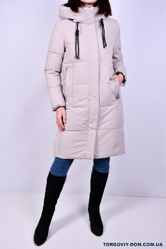 Жіноче пальто (col.19) зимове з плащової тканини. Розміри в наявності : 42, 48 арт.83