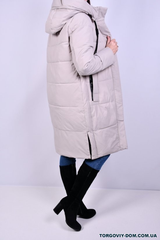 Жіноче пальто (col.19) зимове з плащової тканини. Розміри в наявності : 42, 48 арт.83