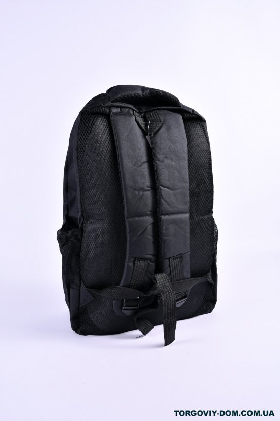 Рюкзак из плащевки (цв.черный) размер 28/37/14 см арт.3061