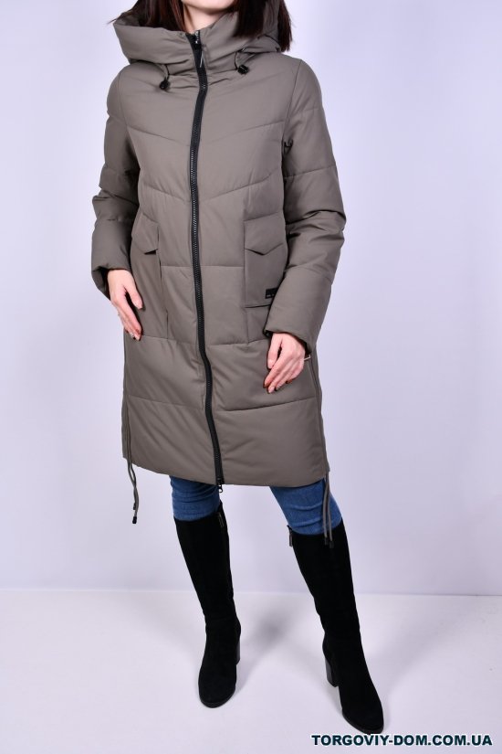 Пальто женское (col.28) зимнее из плащевки Размер в наличии : 46 арт.77