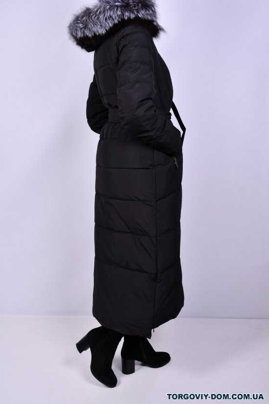 Жіноче пальто (col.V001) зимове з плащової тканини. Розміри в наявності : 44, 50 арт.HM3335