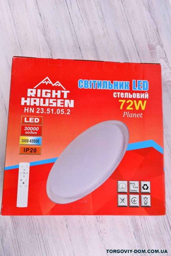 Светильник потолочный "RIGHT HAUSEN LED" IP20 72W 3000-6500K 1 арт.HN-2351052