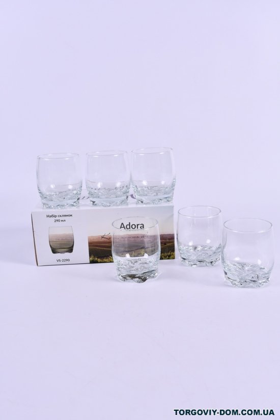 Набір склянок "Adora" 6 шт. 290 мл. "VERSAILLES" арт.VS-2290