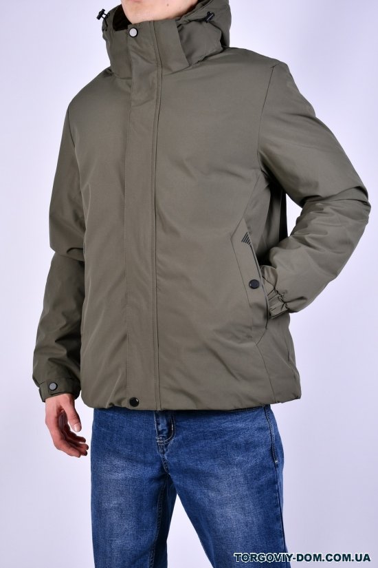 Куртка чоловіча (color.10) із плащової тканини зимова Розміри в наявності : 46, 50, 54 арт.OK23117