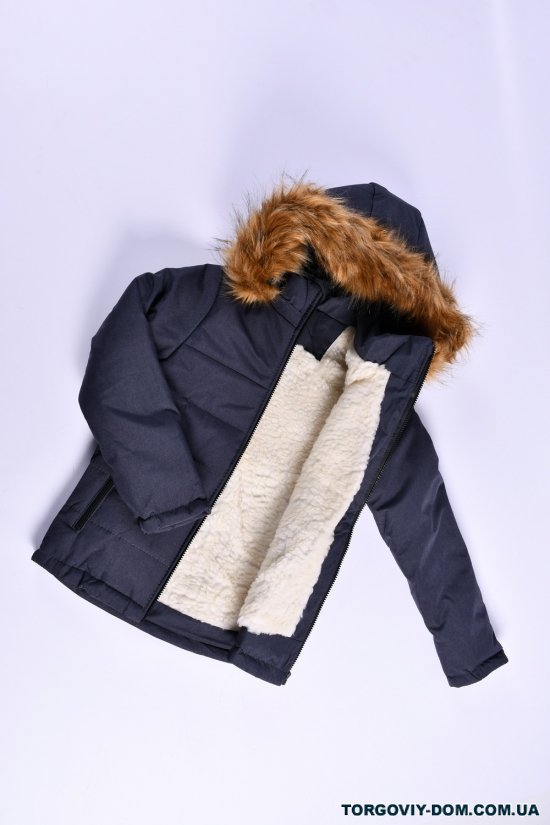 Куртка для мальчика зимняя(цв.синий) на меху Рост в наличии : 116, 122, 128, 134, 140 арт.03/THE